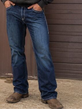 Ariat FR Work Jeans 38x30 Low Rise Boot Cut Flame Resistant Western Denim